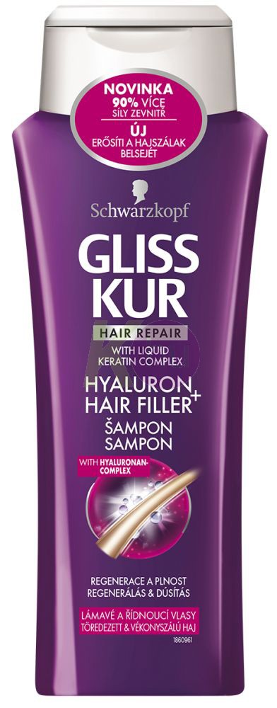 Gliss Kur sampon 400ml Hyaluron Filler 19727105