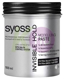 Syoss hajformázó krém 100ml Invisible Hold Paste 19727111