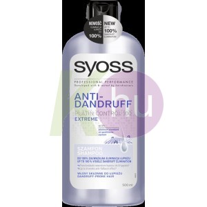 Syoss sampon 500ml Platin Control Extrém korp. Hajra 19727188