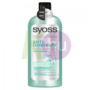 Syoss sampon 500ml Platin Control zsíros hajra 19727189