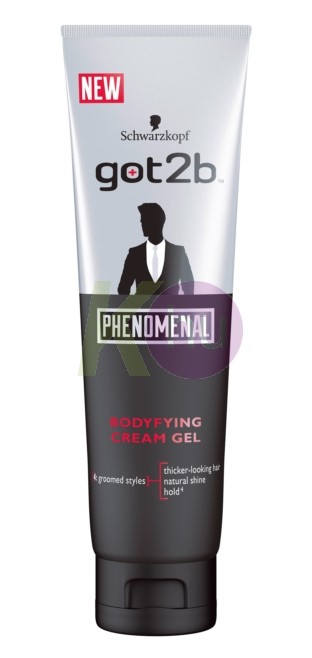 Got2b PhenoMENal hajformázó krém 150ml Bodyfying 19727247