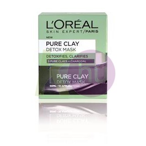 Loreal Dermo maszk 50ml ext clay radiance (fekete) 19982639