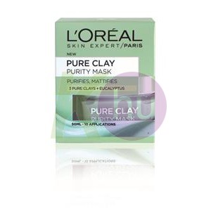 Loreal Dermo maszk 50ml ext clay putify (zöld) 19982640