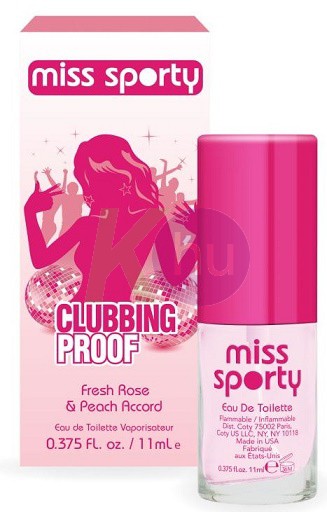 Miss Sporty edt 11ml Clubbing Proof (Pink) 20021039