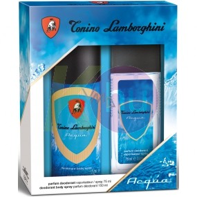 T.Lamborghini 14.kar.csom Acqua ffi pumpás 75ml+deo 150ml 20021076