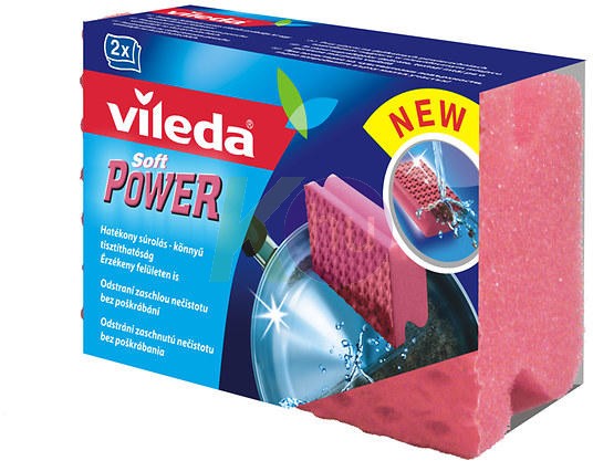 Vileda Soft Power súrolószivacs 2db 22055712