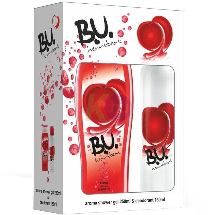 B.U kar.csom Heartbeat deo 150ml + tus 250ml 22221170