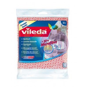 Vileda mosogató kendő 2x 30% mikroszállal 22259802