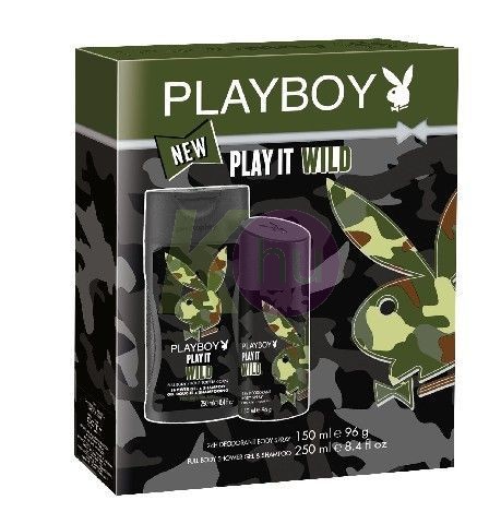 Playboy 15 kar.csom férfi Wild deo 150ml + tus 250ml 23021121