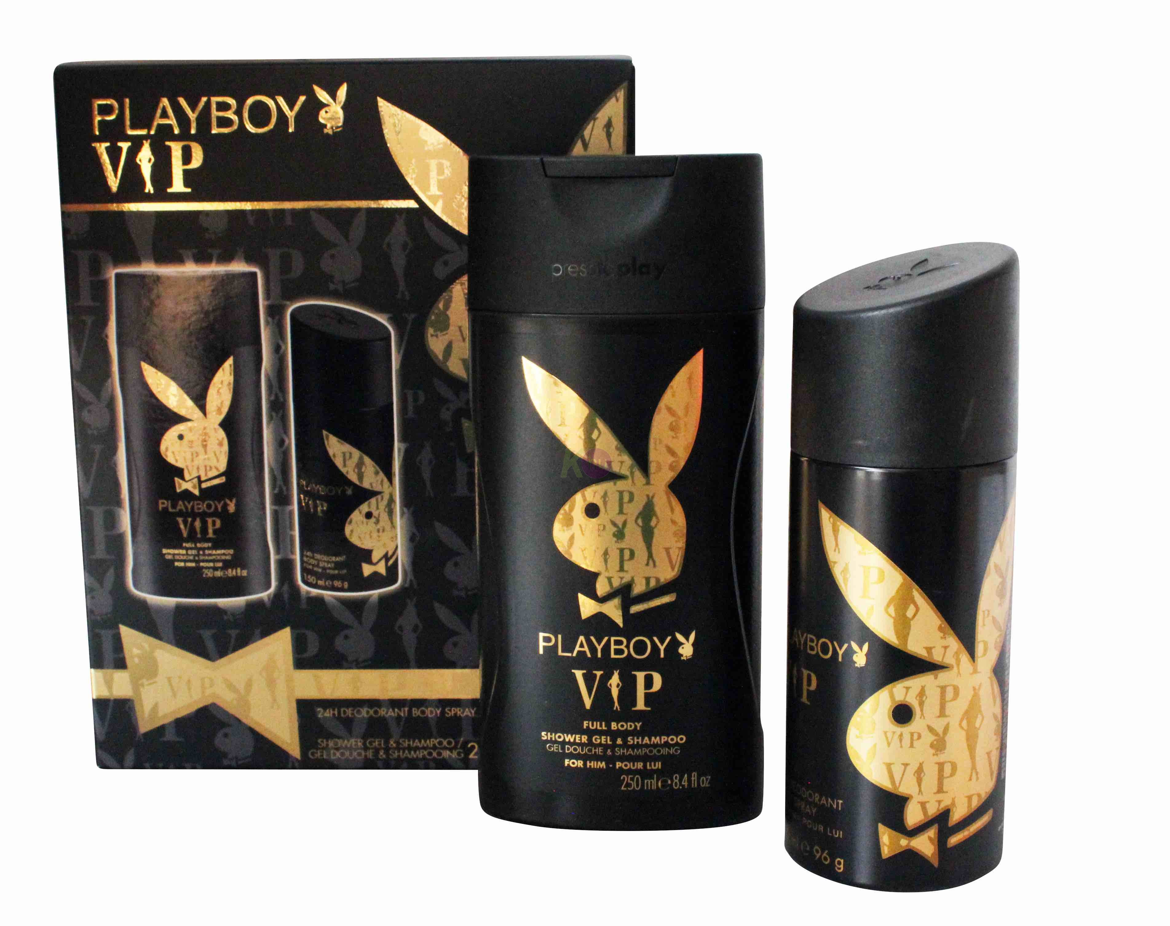 Playboy 16 kar.csom férfi VIP deo 150ml + tus 250ml 23021122