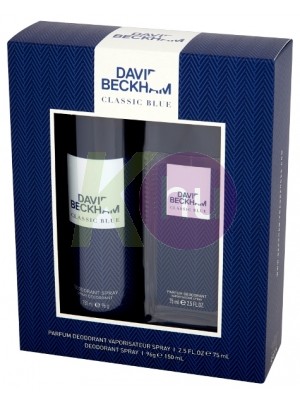 David Beckham 15 kar.csom Classic Blue pumpás 75ml + deo 150ml 23021134