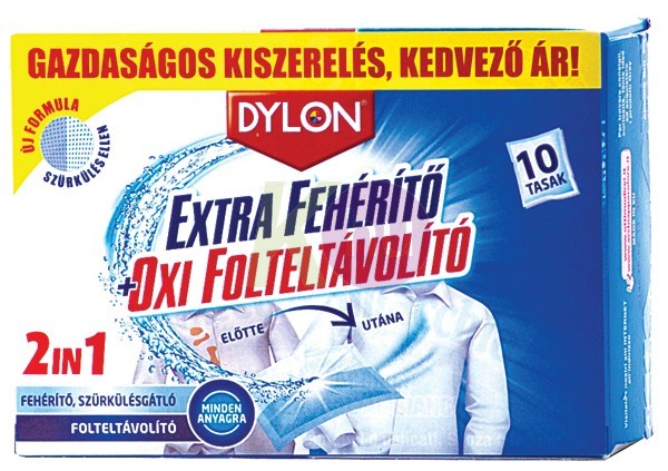 Dylon / K2R extra fehérítő és oxi folteltávolító 10db 24076419