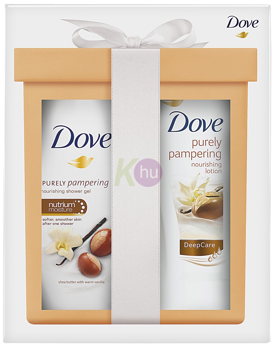 Dove 15 kar.csom Purely Shea vaj tus 250ml+test 250ml 24158744