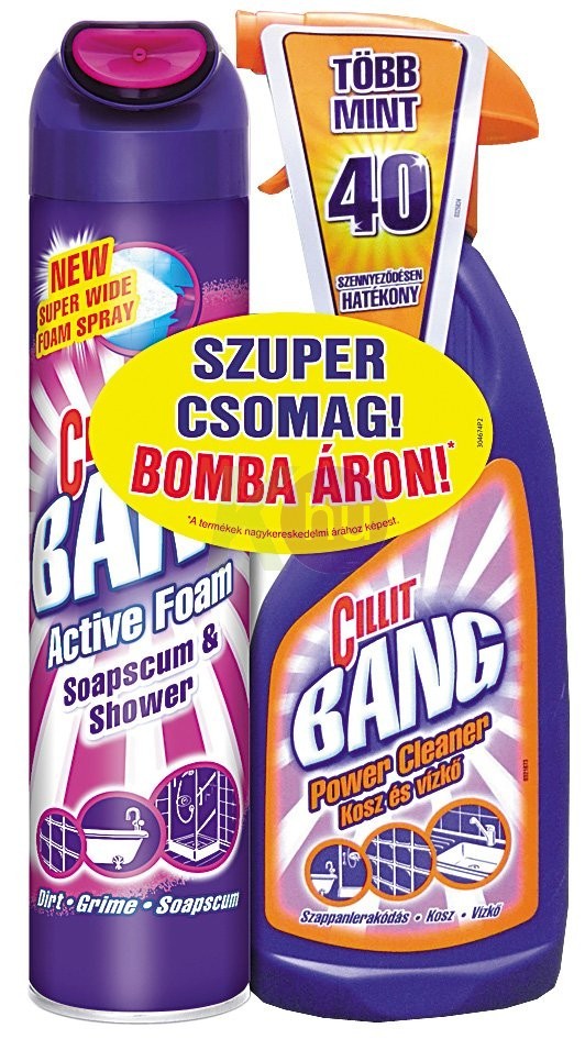 Cillit Bang univerzális spray 750ml+Bang aktív hab 24962317