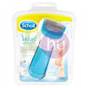 Scholl VELVETSMOOTH elektr.lábápoló kész. Gyémánt kék 24962361