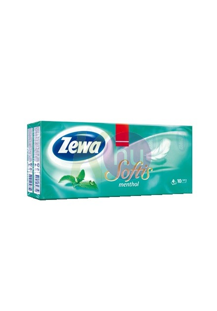 Zewa Softis p.zsebkendő 6x9 menthol 31000510