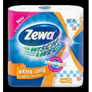 Zewa törlőpapír 2 tek. Wisch&Weg Extra Lang Design 31000513