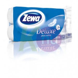 Zewa Deluxe 3 rétegű toalettpapír 8 tekercs tiszta fehér 31000531