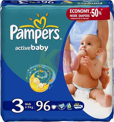 Pampers giantpack midi 96    (3)   4-9 kg 31001528