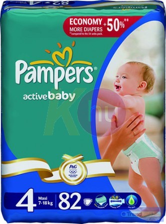 Pampers giantpack maxi 82     (4)   7-18 kg 31001529