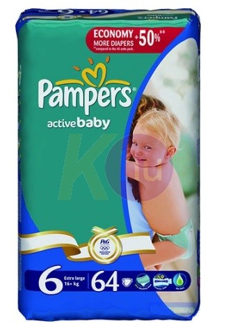 Pampers giantpack extra large 64    (6)   16+ kg 31001532