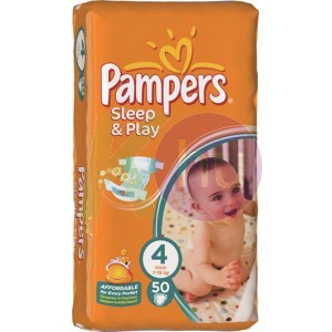 Pampers sleep&play maxi 50    (4)    7-18kg 31001536