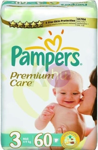 Pampers Premium Midi 60    (3)   4-9  kg 31001539