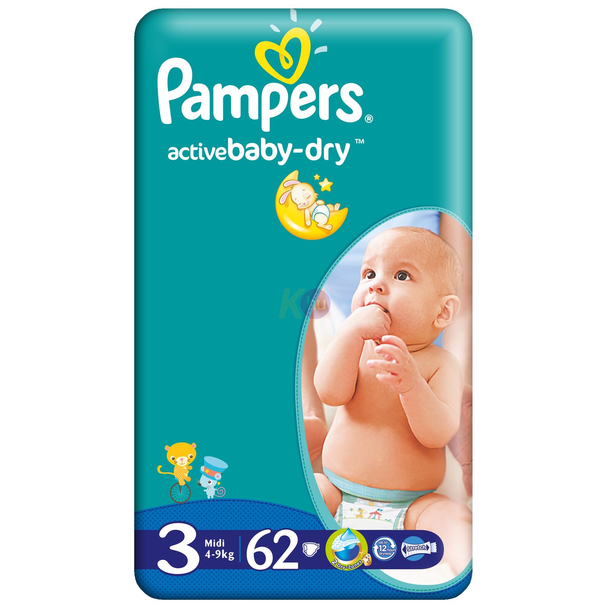Pampers 62 Midi    (3)   4-9 kg 31001670