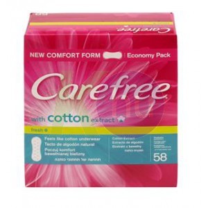 Carefree Carefree Tisztasági betét 58 Cotton Fresh 31055513