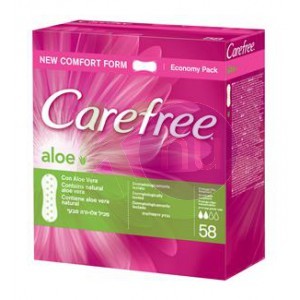 Carefree Carefree Tisztasági betét 58 Airflow Aloe 31055514