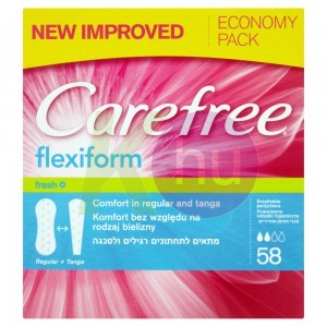 Carefree Carefree Tisztasági betét 58 Flexi WH Fresh 31055516