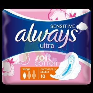 Always Ultra NormPlus 10 Sensitive 32002100