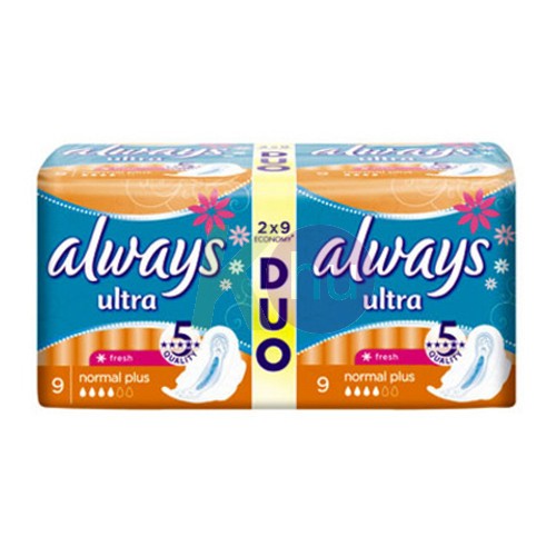 Always Ultra DUO Fresh Normal Plus 18 32004003