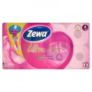 Zewa Ultra Soft 4 rétegű toalettpapír 8 tek. 33547813