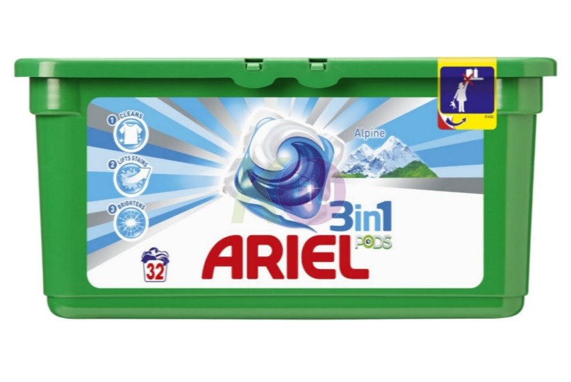 Ariel 3xAction Gel Kapszula 32db Alpine 52141327