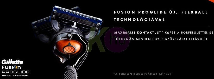 Gil. Fusion Proglide ( Flex ) Silver Touch elemes kesz. + 1 betet 52141408