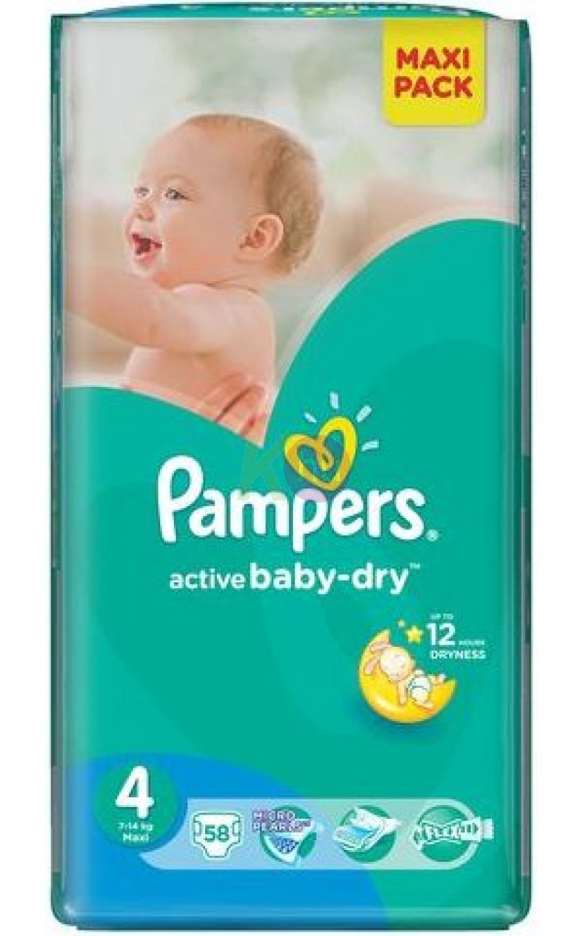 Pampers Maxi Pack S4 58 Active Baby Maxi 52141465