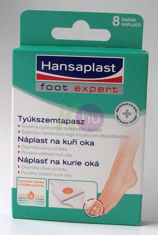 Hansaplast tyúkszemtapasz 8x 52330101