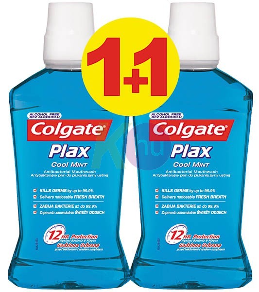 Colgate Colgate szájvíz duo 2x250ml Plax Cool mint 52635912