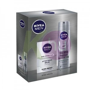 Nivea 16 kar.csom MEN Silver Protect after balzsam 100ml + deo 150ml 52645985