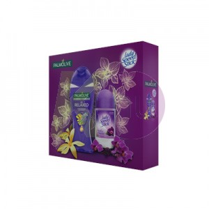 Palmolive 17 kar.csom Aroma Sens. So Relax tusfürdő 250ml+Black O. golyós 50ml 52663672