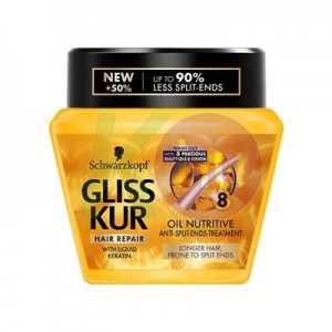 Gliss Kur tég. pakolás 300ml Tápláló olaj 55000031