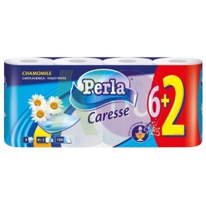 Perla Caresse 3 rét. toalettp. 8+2 tek. Chamomille 82500040