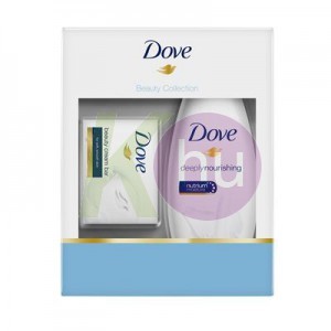 Dove 17 kar.csom Deeply Nourishing tus 250 ml+Beauty krémszappan 100g 82510154