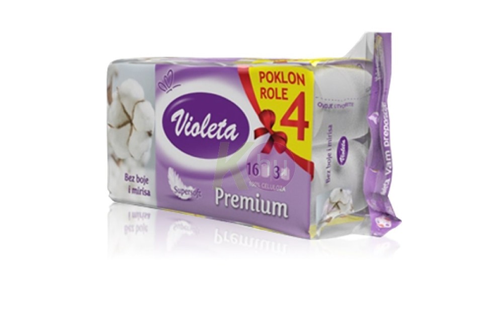 Violeta Prémium 3 rét. toalettp. 16 tek. Fehér 82600005