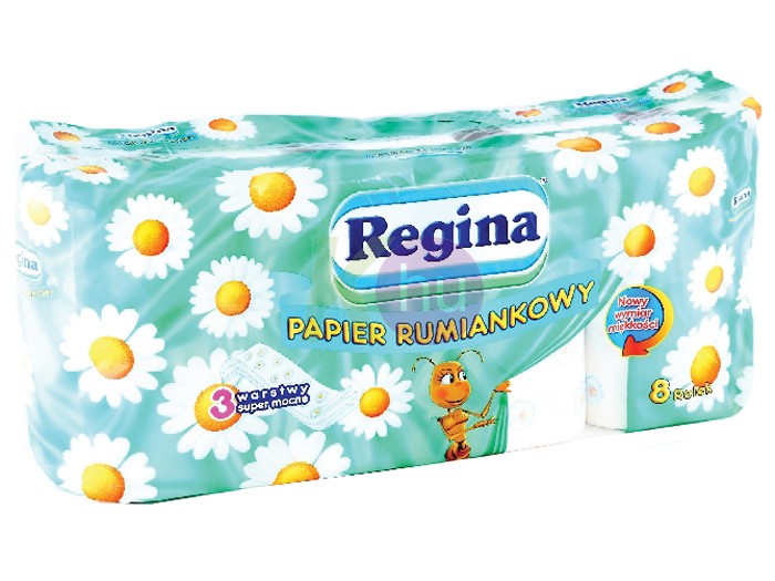 Regina 3 rétegű toalettpapír 8 tekercses Kamilla 82700001