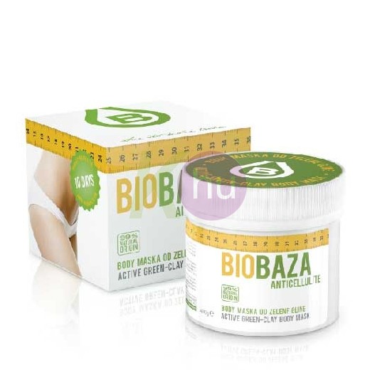 Biobaza anticellulite pakolás 400g Zöld agyag 82900006