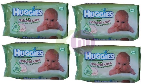 Huggies natural care e-vitaminnal 4*64 db csomag AKC-10