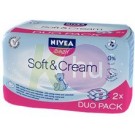 Nivea Baby törl.2*63db Soft & Cream 12031304