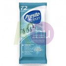 Presto Clean fürdőszobai törlőkendő 72db 19136821